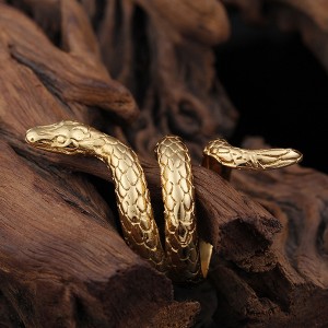 Punk Hip Hop Style Cobra Shape Men’s Ring Jewelry