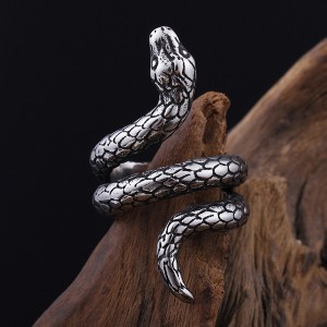 Punk Hip Hop Style Cobra Shape Men’s Ring Jewelry