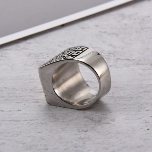 Vintage Mens Ring Silver Filled Cz Engagement Wedding Jewelry Gift