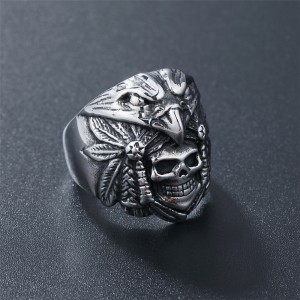 Plated Mens Stainless Steel Masonic Large Size Stainless Steel Women Men Rings