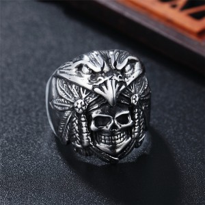 Plated Mens Stainless Steel Masonic Large Size Stainless Steel Women Men Rings