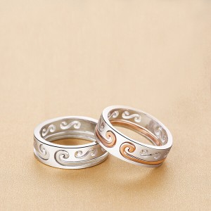 Unique Design Two-in-One Couple Ring Monkey King Curse Rings