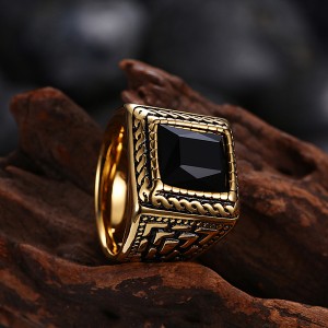 Tyrant Style Jewelry Simple Stainless Steel Men’s Rings