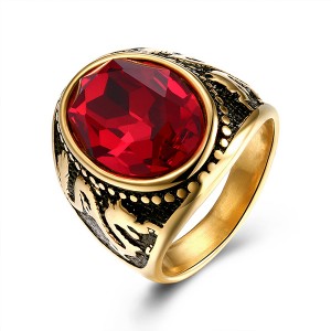 Trendy Diamond Ring Ruby Jewelry Party Essentials