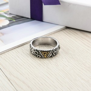 New Egyptian Eye of Graphic Ring Stainless Steel Men’s Ring