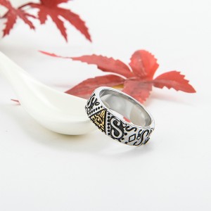 New Egyptian Eye of Graphic Ring Stainless Steel Men’s Ring