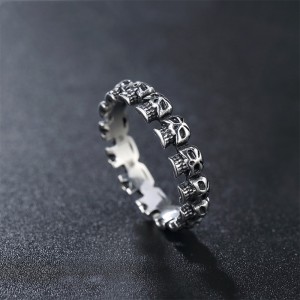 Classic Accessories Retro Men’s Ring Personality Stainless Steel Jewelry Cool Skull Ring