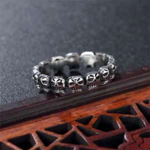 Classic Accessories Retro Men’s Ring Personality Stainless Steel Jewelry Cool Skull Ring