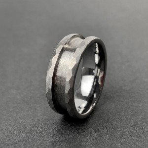 Wholesale 8mm Mens Blank Tungsten Carbide Wedding Ring For Inlay