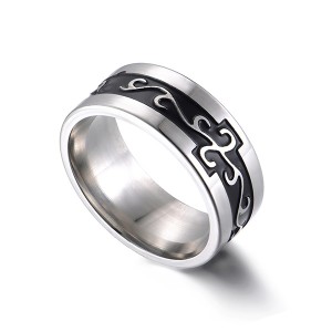 Wholesale Women and Mens Jewelry Simple Hip Hop Fashion Stainless Steel Rings