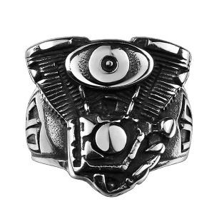 Hot Selling Punk Jewelry Creative Demon Eye Ring for Men