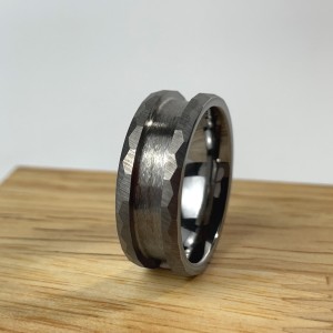 Wholesale 8mm Mens Blank Tungsten Carbide Wedding Ring For Inlay