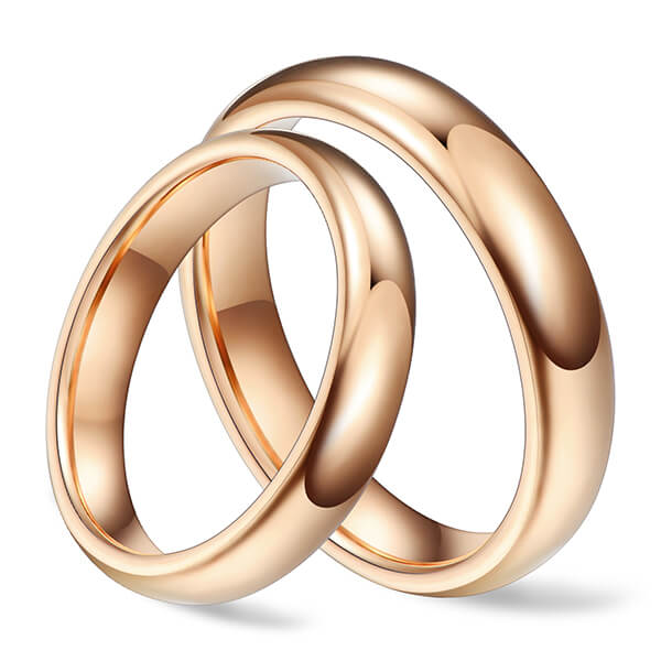 Different Widths Classic Eternal Engagement Wedding Tungsten Steel Ring1-2