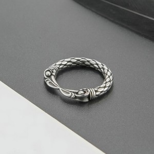 Silver Wave Rings Twist Knot Band Stackable Rings Stainless Steel Simple Thumb Cute Love Gold Rings