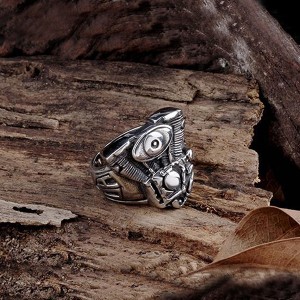 High reputation Mens Tungsten Ring Zales - Hot Selling Punk Jewelry Creative Demon Eye Ring for Men – Ouyuan