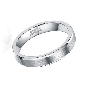 Fashion Classic 6mm Tungsten Steel Natural Frosted Ring for Mens