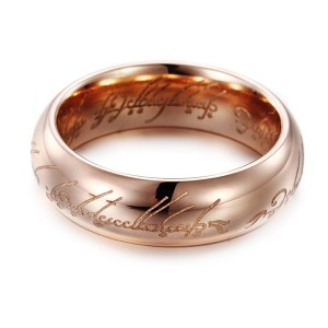 Movie The Lord of the Rings Men’s Titanium Steel Ring