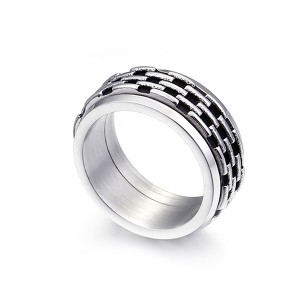 Personalized Classic Stainless Steel Men’s Vintage Ring for Sales