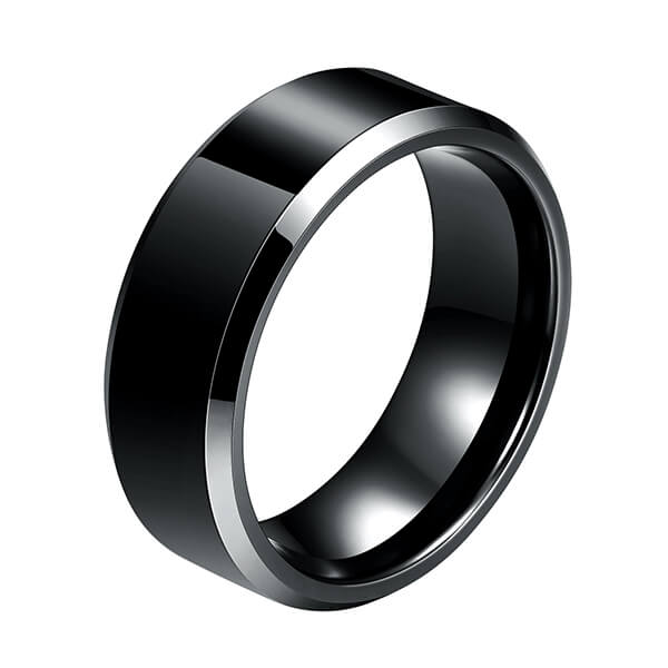 Super Purchasing for Tungsten Carbide Rings Kay Jewelers - Fashion Jewelry Tungsten Carbide Ring Polished Plain Comfort Fit Wedding Engagement Band – Ouyuan