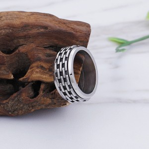 Personalized Classic Stainless Steel Men’s Vintage Ring for Sales