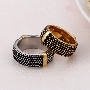 Personality Creative Stainless Steel Titanium Forged Ring
