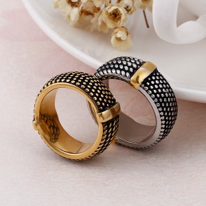 Personality Creative Stainless Steel Titanium Forged Ring