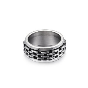 Personalized Classic Stainless Steel Men’s Vintage Ring for Sales