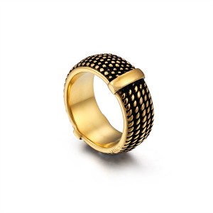 Personality Creative Stainless Steel Titanium Forged Ring