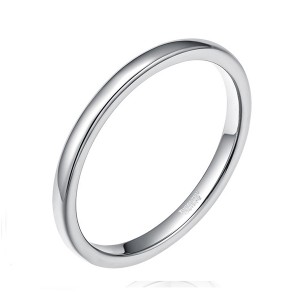 2mm Tungsten Steel Prime Comfort Fit Unisex Wedding Band Ring