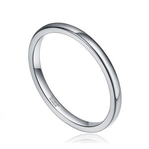 2mm Tungsten Steel Prime Comfort Fit Unisex Wedding Band Ring