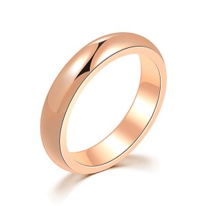 Multi-Color Selection of Simple Titanium Steel Rings for Men and Women