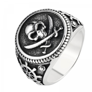 New Creative Punk Stainless Steel Skeleton Skull Finger Unique Rings Men Women