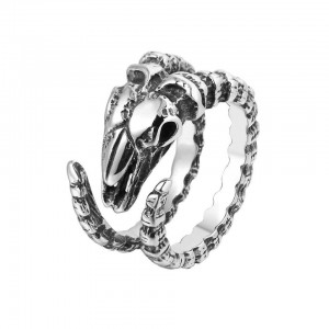 Fashion Gothic Punk Antique Stainless Steel Dragon Eagle Claw Finger Ring Retro Fashion Men’s Rings