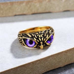High Quality Statement Ring Personalized Jewelry For Men And Women Gifts Stainless Steel Animal Ring For Kids Owl Ring