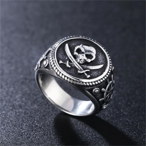 New Creative Punk Stainless Steel Skeleton Skull Finger Unique Rings Men Women