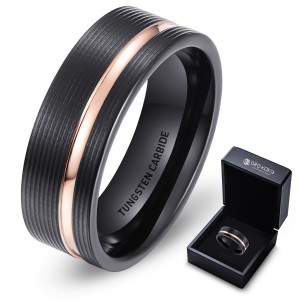 Wholesale 8mm Tungsten Carbide Rings Wed Ring For Man Jewelry Tungsten