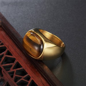 2022 Fashion simple stone Stainless Steel Silver Plated Ring Couple Love Rings For men rings stainless steel