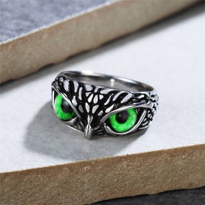 High Quality Statement Ring Personalized Jewelry For Men And Women Gifts Stainless Steel Animal Ring For Kids Owl Ring