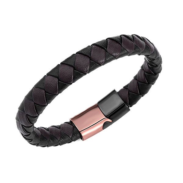 Braided Leather Bracelets for Men Bangle Bracelets Fashion Magnetic Clasp Featured Image
