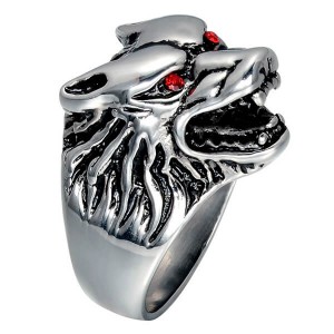 Stainless Steel Sugar Day Of The Dead for Men Women Gothic Mens Jewelry Biker Cool Ring