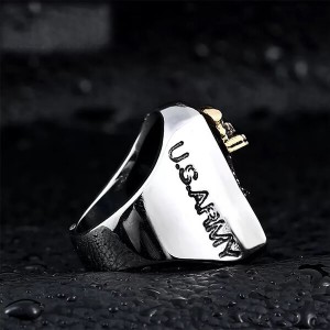 Men’s Ring Stainless Steel Punk Rock Gothic Jewelry Ring Rock Gothic Design