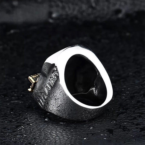 China Men’s Ring Stainless Steel Punk Rock Gothic Jewelry Ring Rock ...