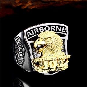 Men’s Ring Stainless Steel Punk Rock Gothic Jewelry Ring Rock Gothic Design