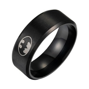 Batman Ring Tungsten 4 Colors Mens Unisex Superhero Cool Guy Rings