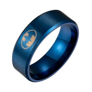Batman Ring Tungsten 4 Colors Mens Unisex Superhero Cool Guy Rings