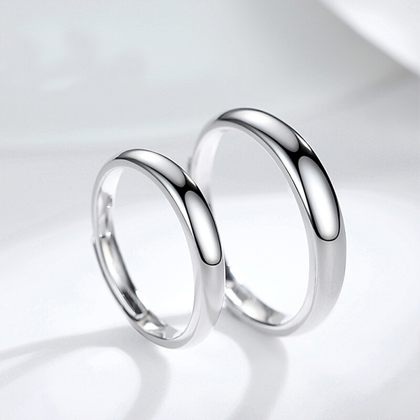 New Delivery for Red Tungsten Rings - Silver Plated-Tone Domed High Polished Plain Tungsten Wedding Ring Band for Men&Women – Ouyuan