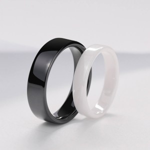 Wholesale Fashion Men’s Jewelry Rings Black Hi-Tech Ceramic Rings for Men and Women