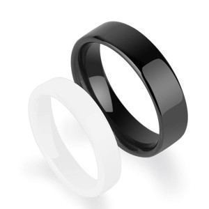 Wholesale Fashion Men’s Jewelry Rings Black Hi-Tech Ceramic Rings for Men and Women