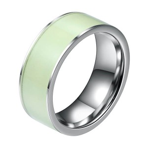 China Cheap price Tungsten Carbide Abalone Ring - Cool Style Glow In The Dark Luminous Tungsten Rings For Men – Ouyuan