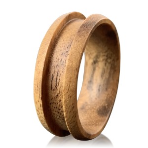 High Quality 4mm 6mm 8mm Dome Edge Raw Blank Base Whiskey Barrel Oak Wood Ring Cores For Inlay